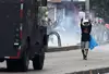 Disturbios en Bogotá durante las marchas