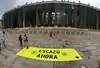 Protesta en Bogotá por muerte de líderes ambientales